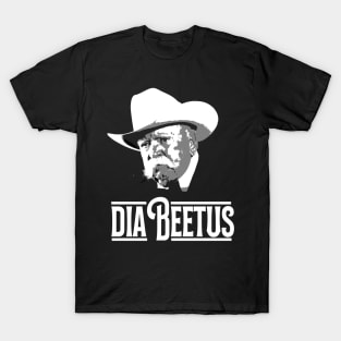 DIABEETUS black and white T-Shirt